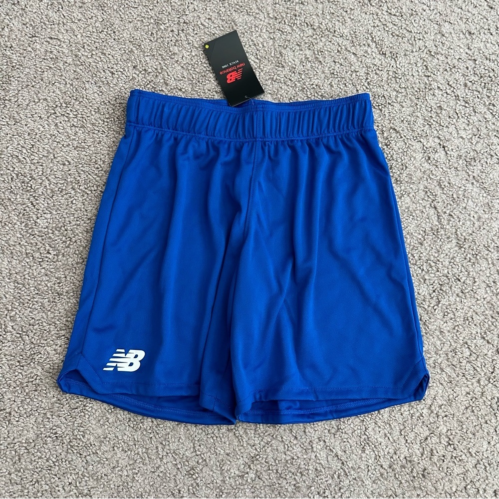 New Balance Practice Training Active Short Royal Blue Womens Size S